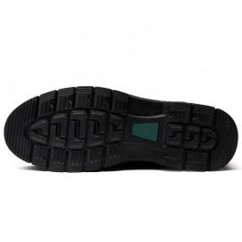 Men's Leather Thermal Winter Shoes Boots Lace-ups, Casual Walking Shoes