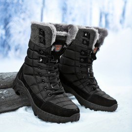 Men's Winter Snow Boots Non-slip Insulated Warm Durable Outdoor Classic Mid Calf Boots