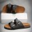 Men's Buckle Slide Sandals, Casual Non Slip Shoes, Open Toe Shoes For Outdoor Beach, Spring And Summer