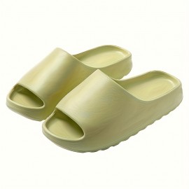 Men's EVA Cloud Slides, Casual Non Slip Slippers, Open Toe Shoes For Indoor Outdoor Beach Shower, Spring And Summer