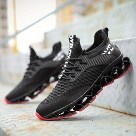 Men's Blade Sneakers Slip-on Sneakers With Shoelaces - Odor-resistant Athletic Shoes - Lightweight And Breathable