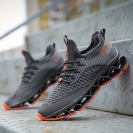 Men's Blade Sneakers Slip-on Sneakers With Shoelaces - Odor-resistant Athletic Shoes - Lightweight And Breathable