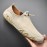 Men's Loafer Shoes With Adjustable Drawstring, Casual Non-slip Slip On Shoes, Men's Shoes, Spring And Summer