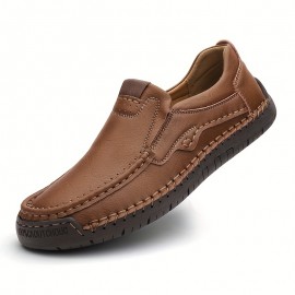 Men's Casual Loafers, Non-slip Wear-resistant Slip On Shoes With Soft Sole For Business Office