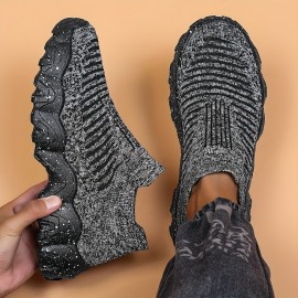 Men's Slip-on Sneakers - Athletic Shoes - Lightweight And Breathable Walking Shoes - Plus Sizes Available