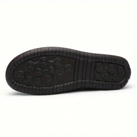 Men's Stitching Casual Loafers, Breathable Lightweight Anti-skid Slip On Shoes For Outdoor Walking Driving, Spring Summer And Autumn