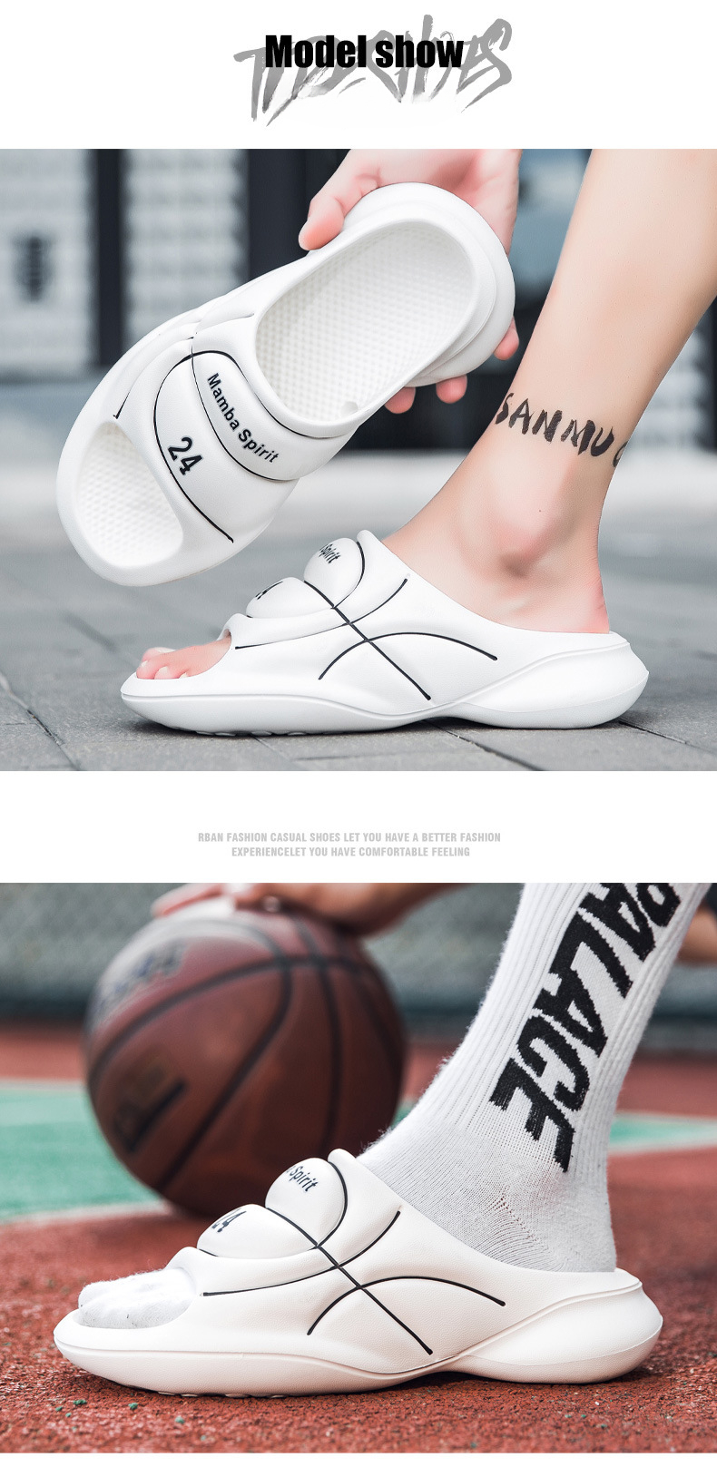 mens slides casual non slip slippers open toe shoes for indoor outdoor beach shower spring and summer details 6