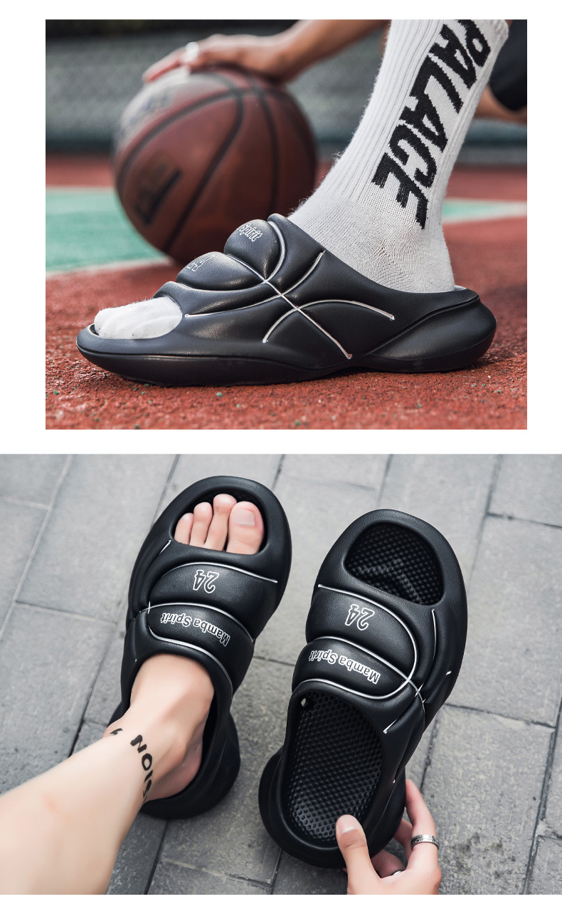 mens slides casual non slip slippers open toe shoes for indoor outdoor beach shower spring and summer details 11